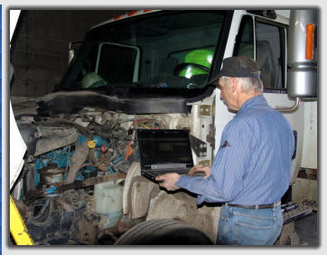 diagnosic diesel engine repair for commercial fleet repair at Auto-Truck Services Inc Colorado